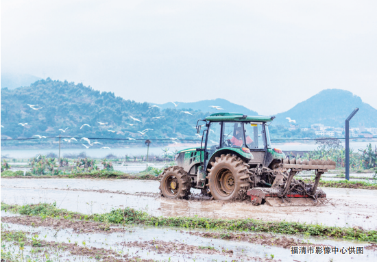 东张水库周边一期约2240亩土地完成流转并开展环保型试验田春耕