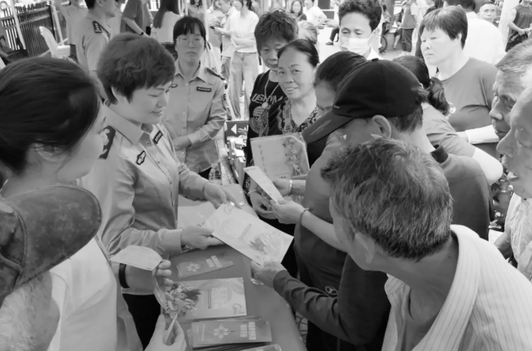 食品安全科普宣传走进音西街道凤山社区